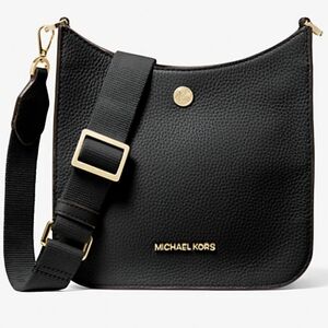 MICHAEL KORS Briley Small Pebbled Leather Messenger Bag